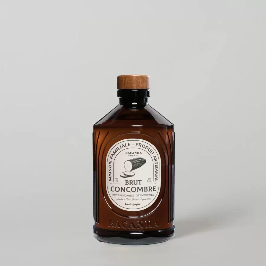 Bacanha - Organic Brut Syrup, Cucumber, 400 ml.