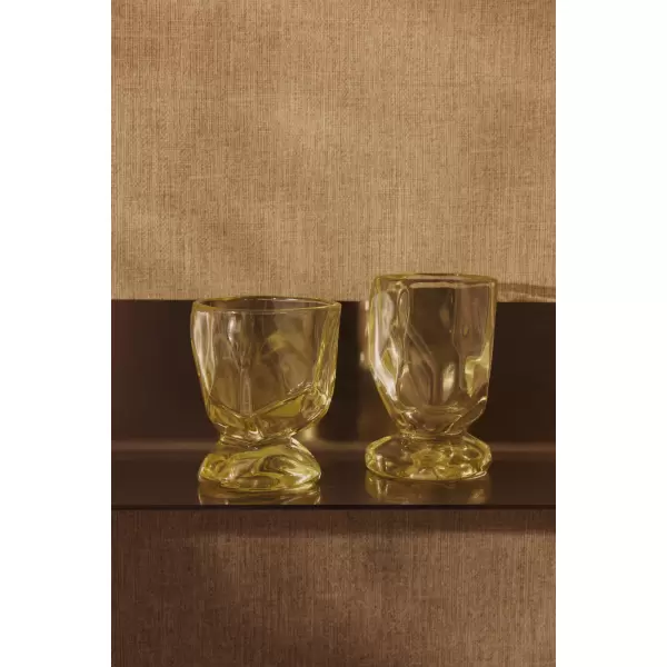 HK living - 4 Glas Nienke Sikkema, Citrin