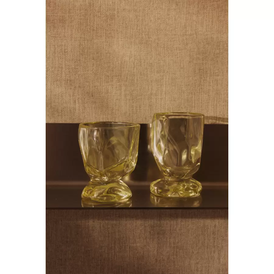 HK living - 4 Glas Nienke Sikkema, Citrin