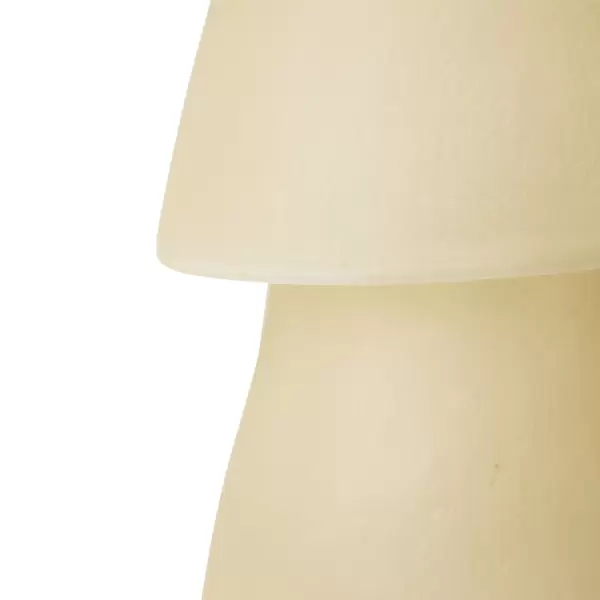 HK living - Bordlampe Glasfiber, Off White Ø:26,5*35