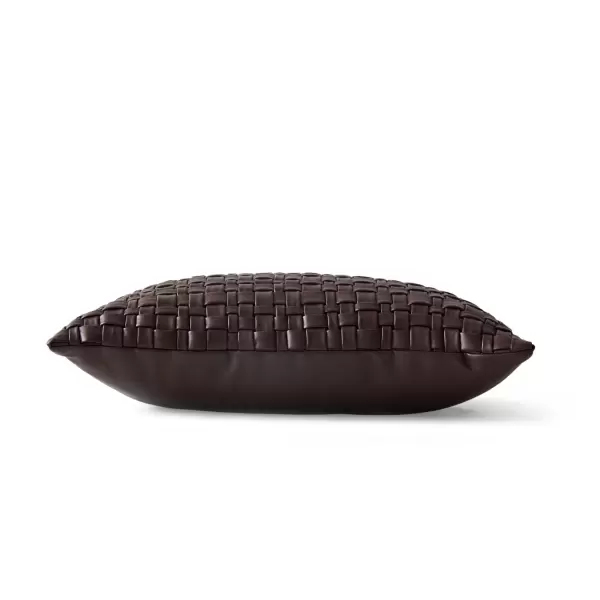 HK living - Pude Woven Faux Leather, Chocolate Brown 30*50 HK living - Pude Woven Faux Leather, Chocolate Brown 30*50