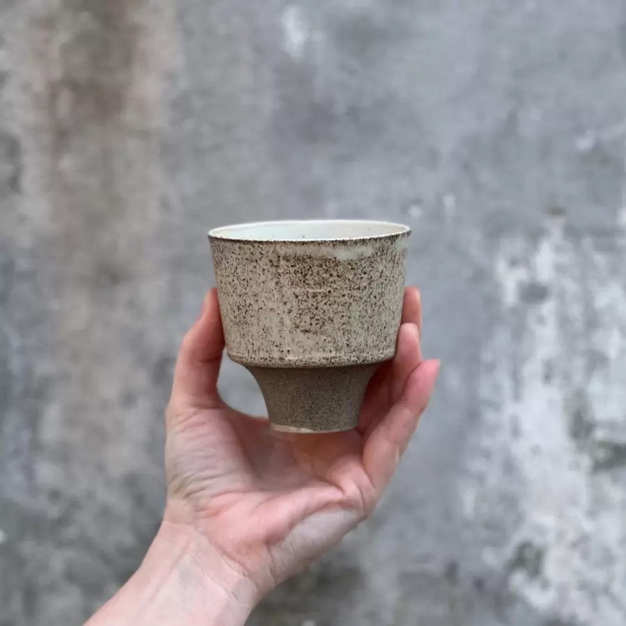 Odd Boys Ceramic - Ono Cup Personal Size, Off White Matte