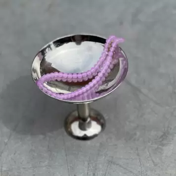 House of Vincent - Halskæde Candy Coral Small, Lavender