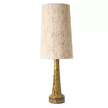 HK living - Lampefod Retro, Mustard Ø:17*62 - Hent selv