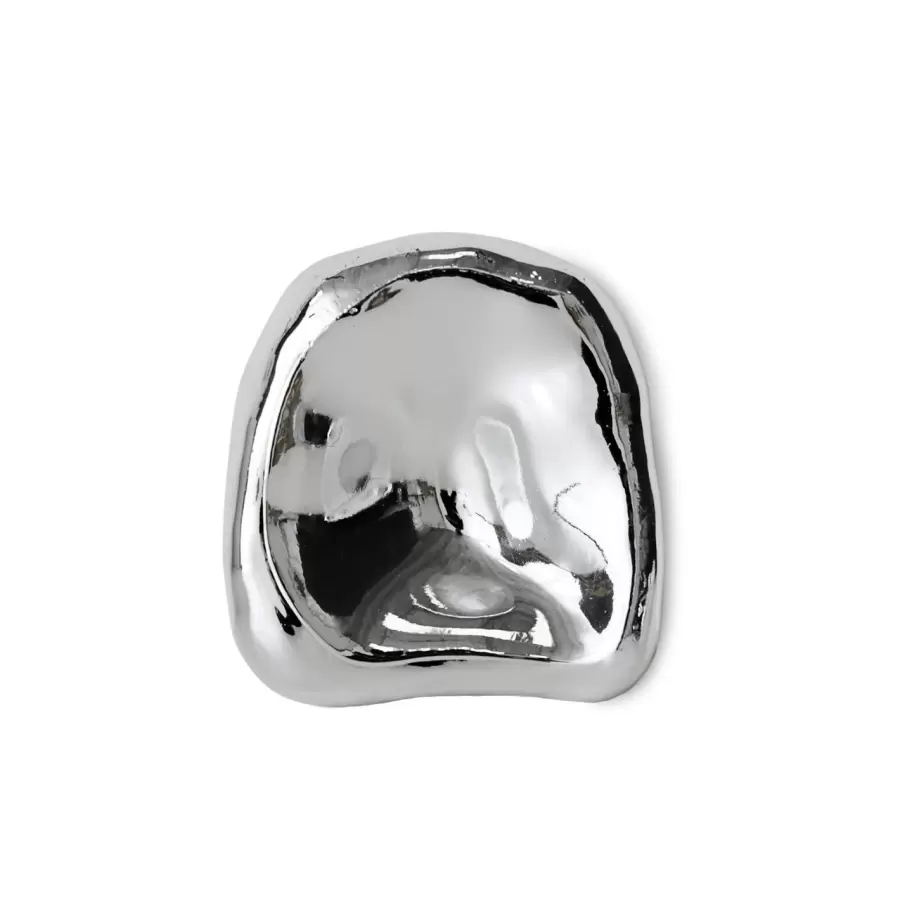 HK living - Glass Sculpture Chrome, no. 2