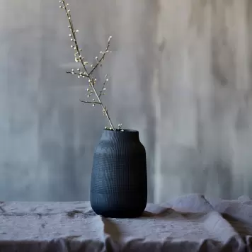 House Doctor - Vase Groove Ø:15*22 House Doctor - Vase Groove Ø:15*22