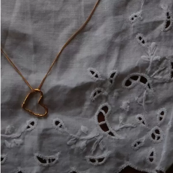 Sisse Dinesen - Halskæde Esme, 24 kt. Forgyldt Sølv, L:45