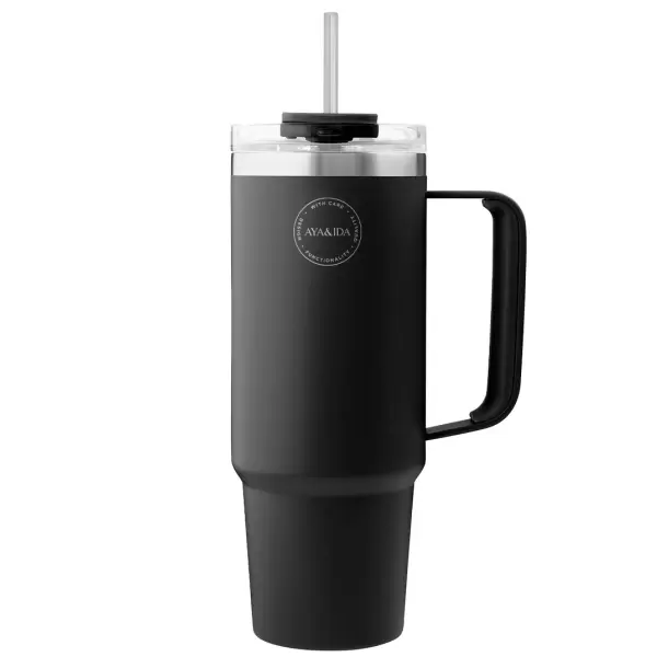 AYA&IDA - Termokop med sugerør 885 ml. AYA&IDA - Termokop med sugerør 885 ml.