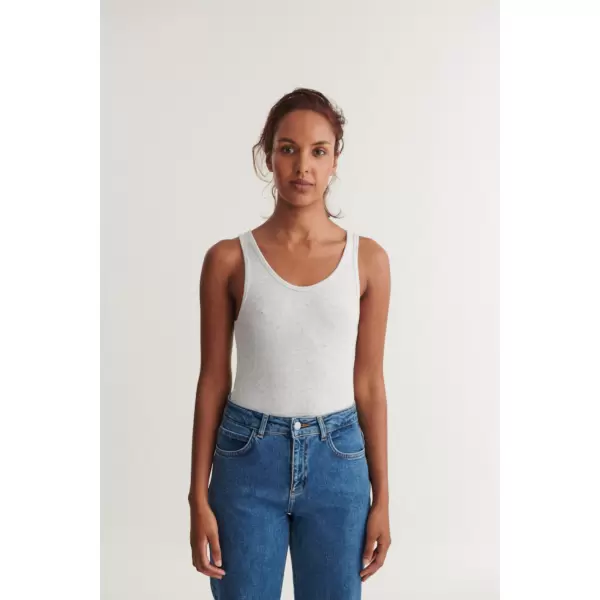 Basic Apparel -  Ludmilla Tank top, grå