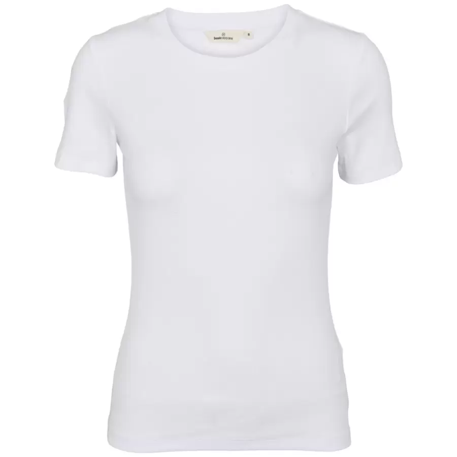 Basic Apparel - Ludmilla O-Neck, Hvid