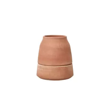 Bergs Potter - Ø:12 Viva Selvvandende Krukke, Uglaseret Rosa Bergs Potter - Ø:12 Viva Selvvandende Krukke, Uglaseret Rosa