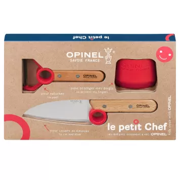 Opinel/Gourmet Supply - Le Petit Chef, Rød 