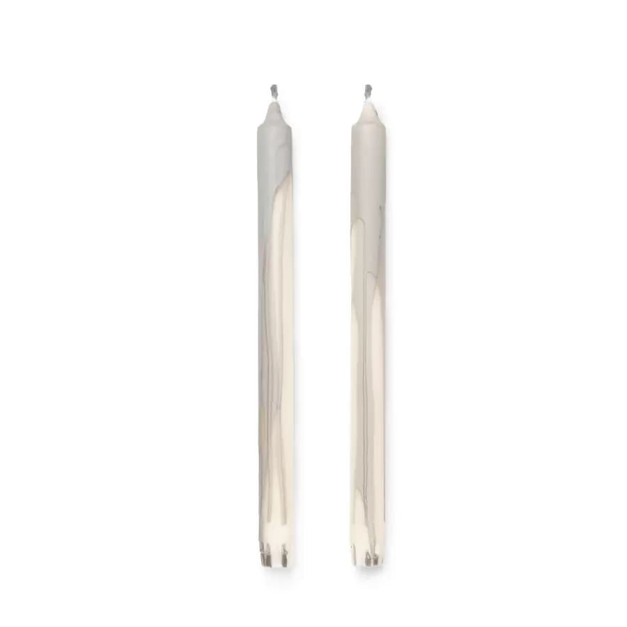 Ferm Living - Dryp Stearinlys 2 stk.i sampak, flere farver..