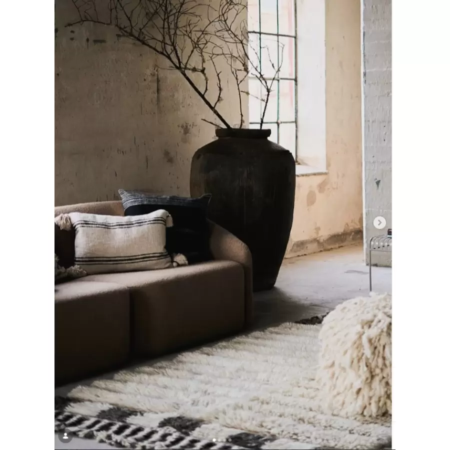 Creative Souls - SHAGGY Rug/ Ivory and grey (230x170 cm. )