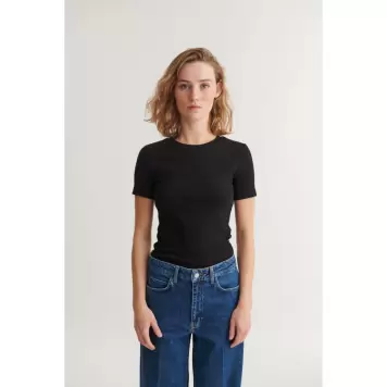 Basic Apparel - Ludmilla O-Neck, Sort