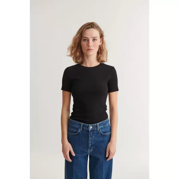Basic Apparel - Ludmilla O-Neck, Sort