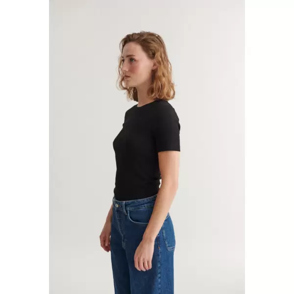 Basic Apparel - Ludmilla O-Neck, Sort Basic Apparel - Ludmilla O-Neck, Sort