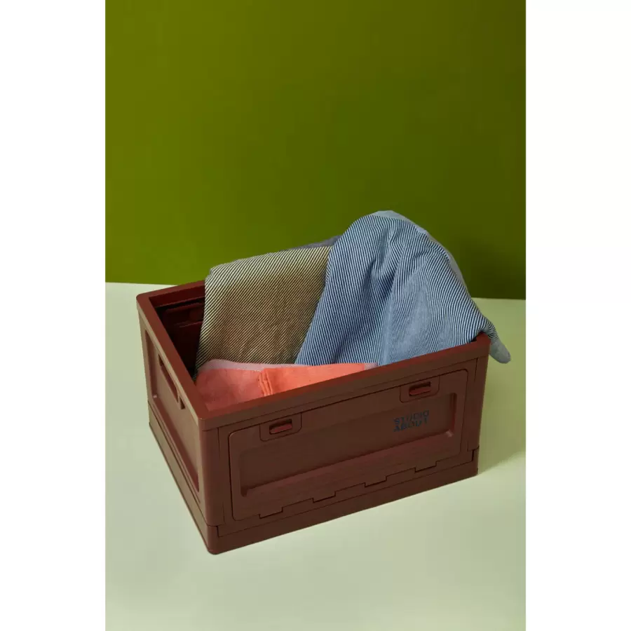 Studio About - Box, Medium, Bordeaux  