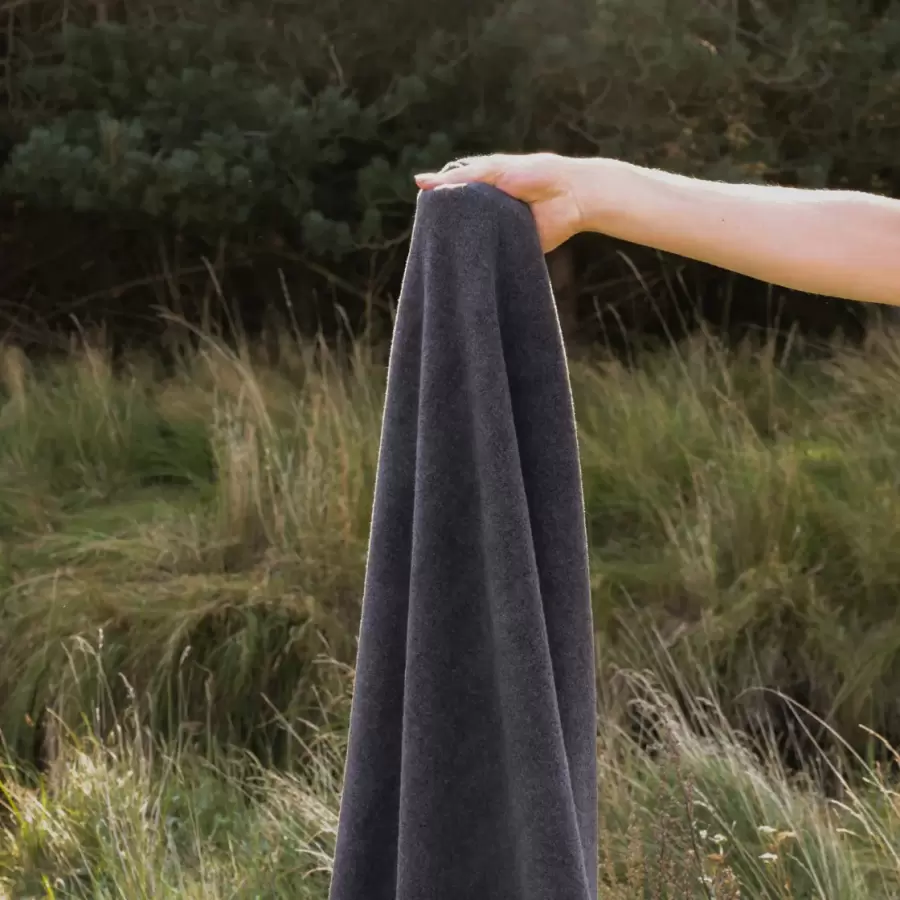 Karmameju - Ekstralang og meget blød Plaid i Fleece, Himalaya, Fl. Farver