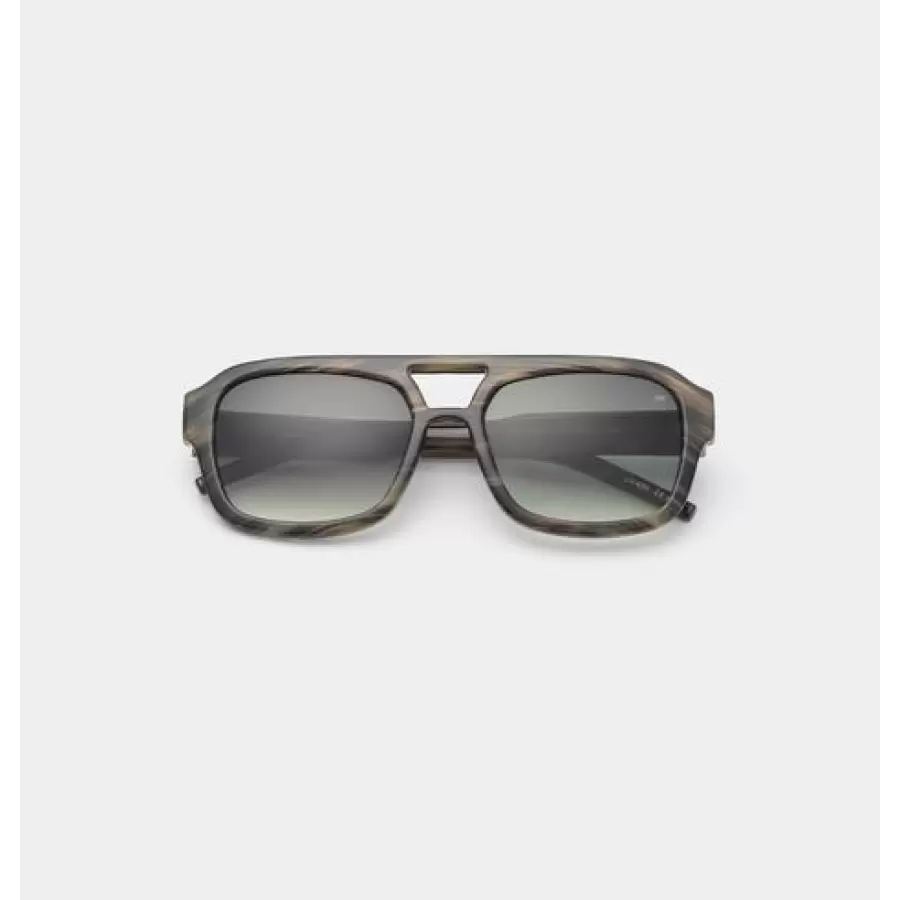 A.Kjærbede - Solbrille Kaya, Striped Horn 
