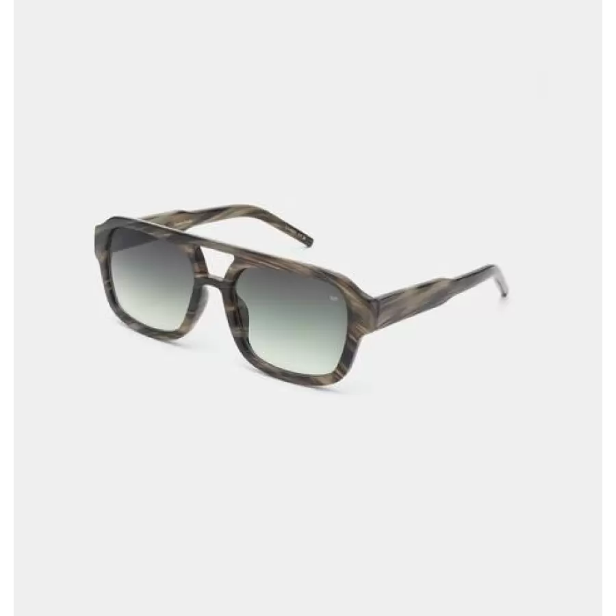 A.Kjærbede - Solbrille Kaya, Striped Horn 