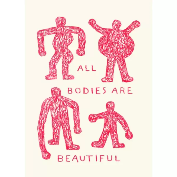 The Poster Club - All Bodies are Beautiful - A4