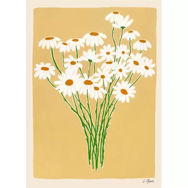 The Poster Club - Daisies 30*40 af Carla Llanos