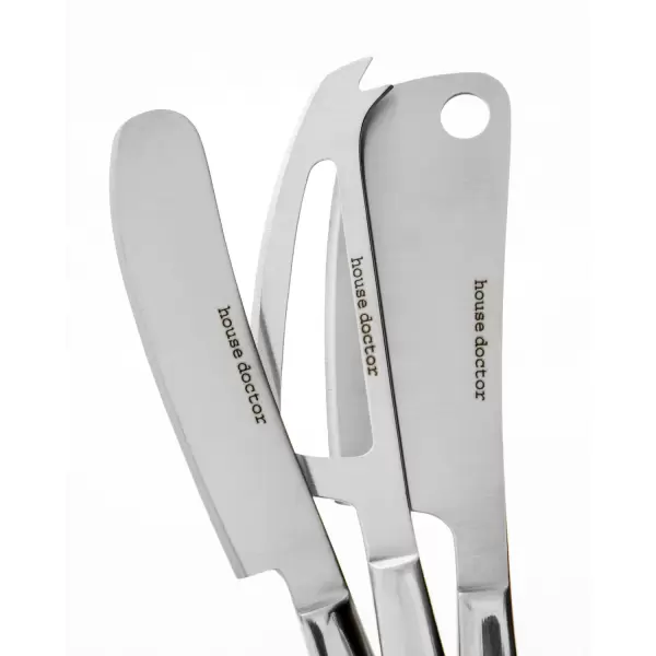 House Doctor - 3 Osteknive Cheese, Silver House Doctor - 3 Osteknive Cheese, Silver