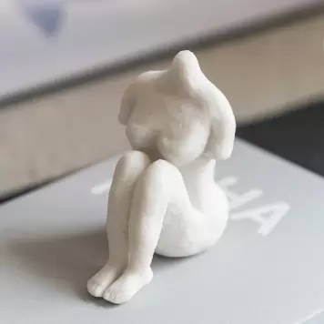 Mette Ditmer - Art Piece Sitting Woman, Off-white Mette Ditmer - Art Piece Sitting Woman, Off-white