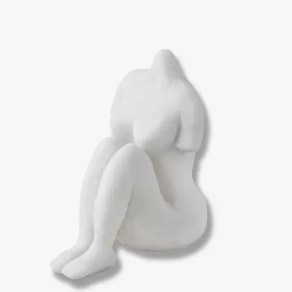 Mette Ditmer - Art Piece Sitting Woman, Off-white