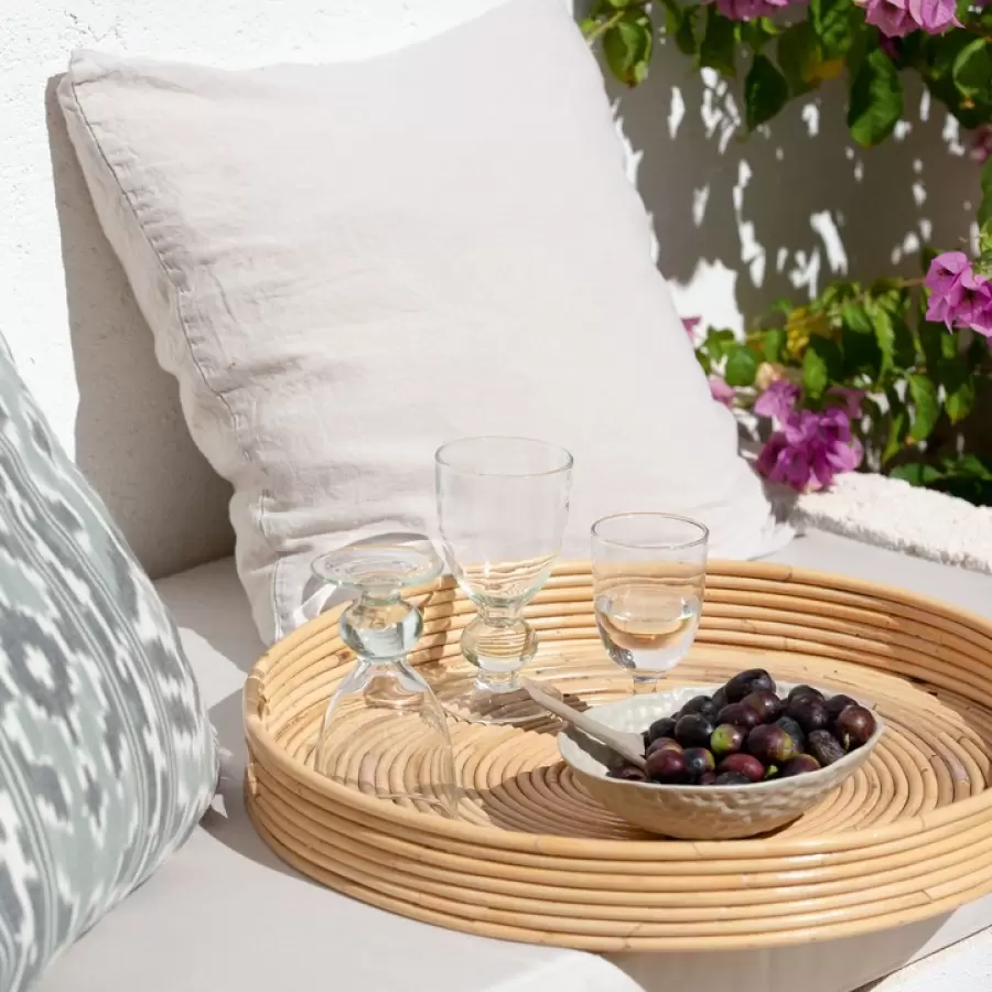 TineK Home - Hvidvinsglas på fod, Ø:8,5*16