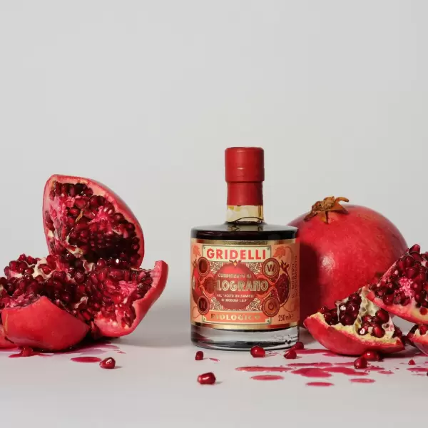Gridelli - Aceto Balsamico Di Modena, Al Melograno - balsamico med granatæble Gridelli - Aceto Balsamico Di Modena, Al Melograno - balsamico med granatæble