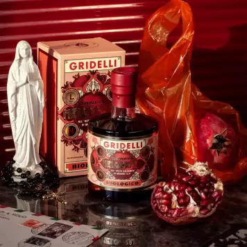 Gridelli - Aceto Balsamico Di Modena, Al Melograno - balsamico med granatæble