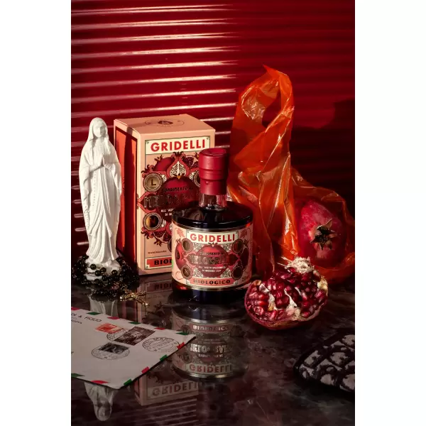 Gridelli - Aceto Balsamico Di Modena, Al Melograno - balsamico med granatæble Gridelli - Aceto Balsamico Di Modena, Al Melograno - balsamico med granatæble