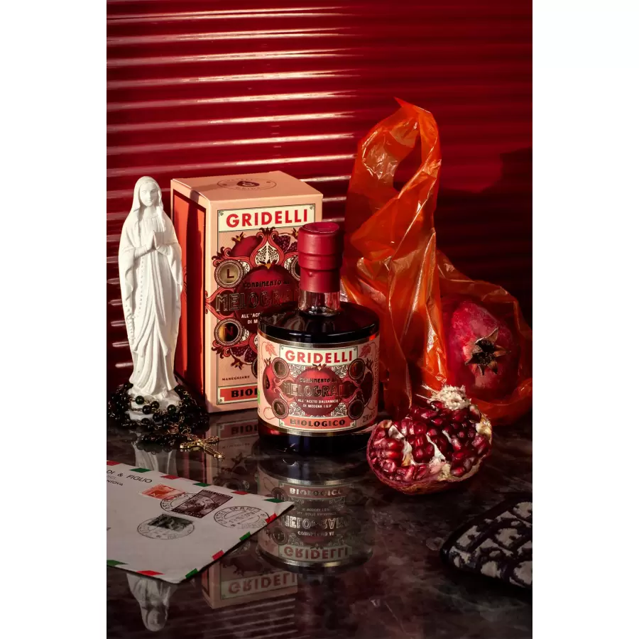 Gridelli - Aceto Balsamico Di Modena, Al Melograno - balsamico med granatæble