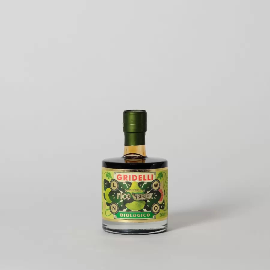 Gridelli - Aceto Balsamico Al Fico Verde, 250 ml, ECO
