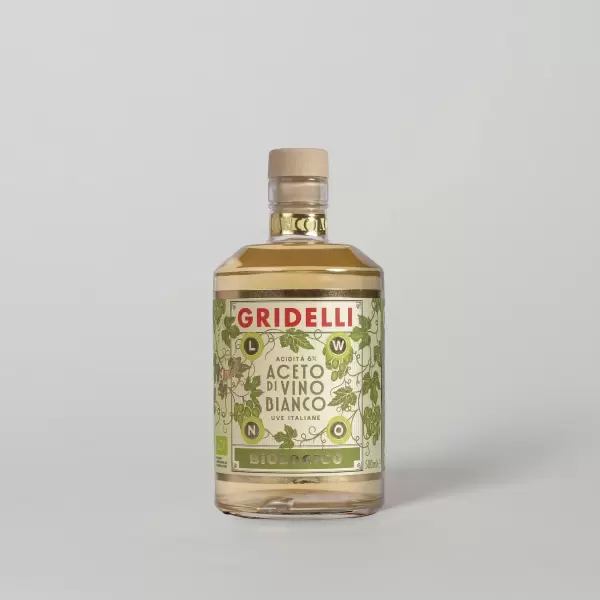 Gridelli - Aceto di Vino Bianco Øko., 500 ml.