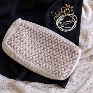 By LOHN - Strikket Clutch, Multi 22*11*5