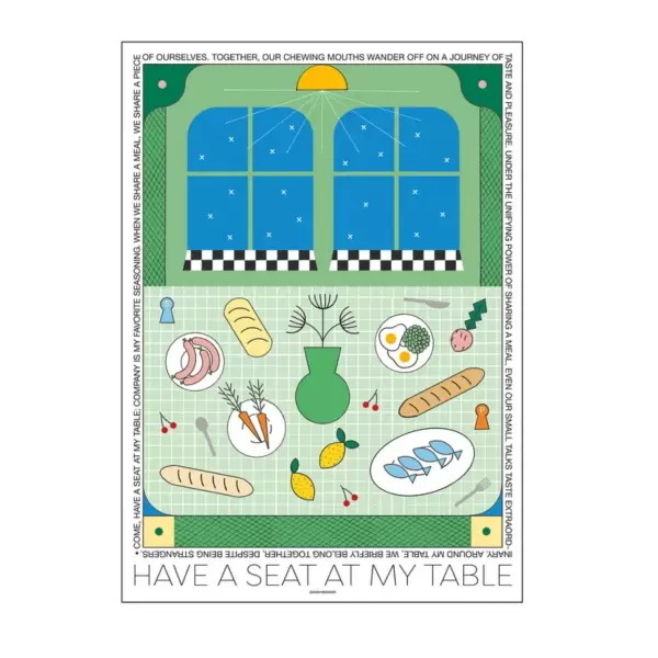 The Poster Club - A Seat at my Table, 30*40 The Poster Club - A Seat at my Table, 30*40