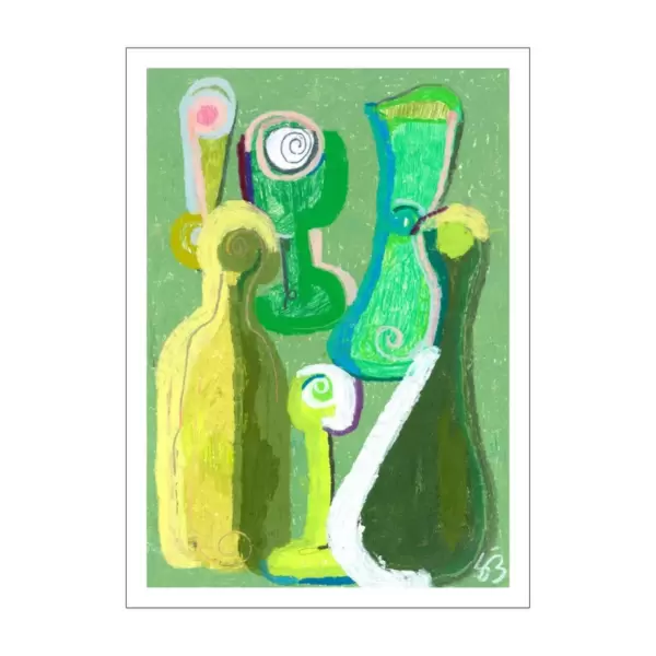 The Poster Club - Green Tableware, 30*40 The Poster Club - Green Tableware, 30*40