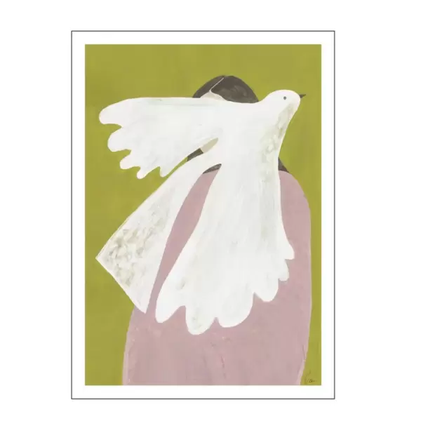 The Poster Club - Bird and Woman 30*40