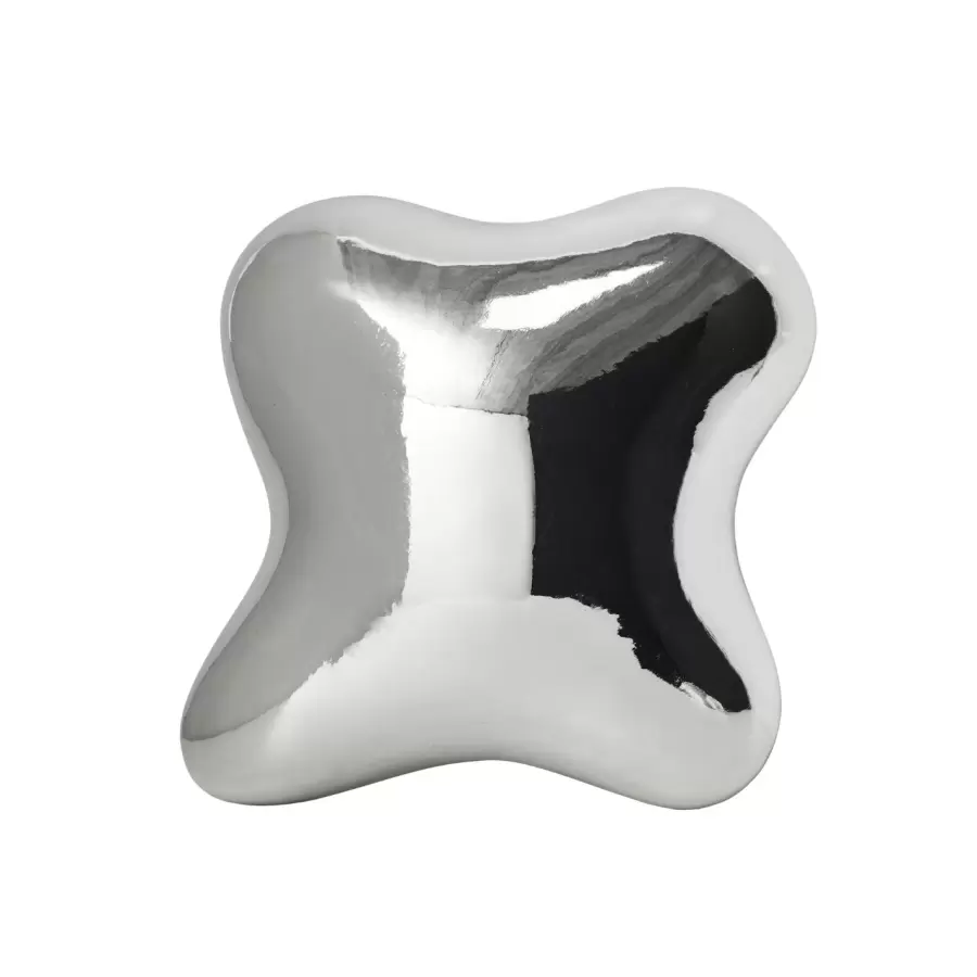 HK living - Orb wall sculpture,  chrome