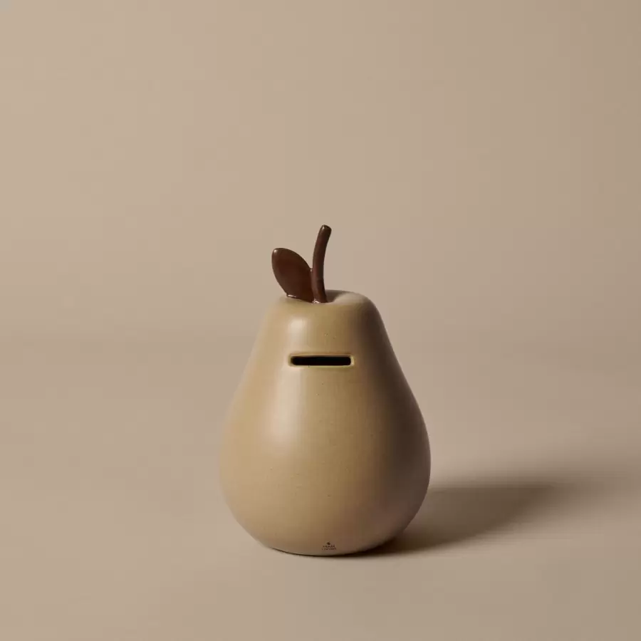 Ferm Living - Sparebøsse, Pære, cashmere