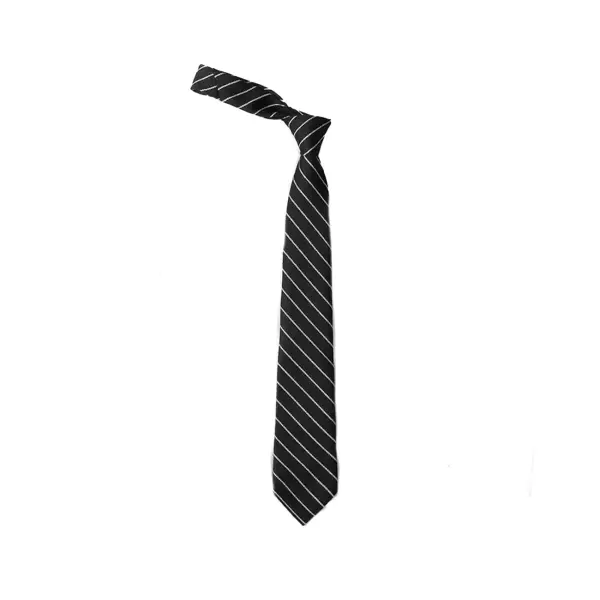 By Stær - Slips, strib sort/hvid