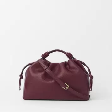 O My Bag - Kiki Midi, Dark Cherry Soft Grain Leather O My Bag - Kiki Midi, Dark Cherry Soft Grain Leather