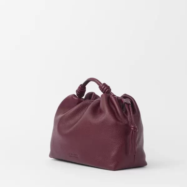 O My Bag - Kiki Midi, Dark Cherry Soft Grain Leather O My Bag - Kiki Midi, Dark Cherry Soft Grain Leather