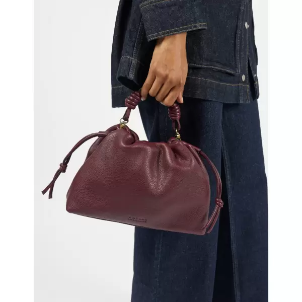 O My Bag - Kiki Midi, Dark Cherry Soft Grain Leather O My Bag - Kiki Midi, Dark Cherry Soft Grain Leather