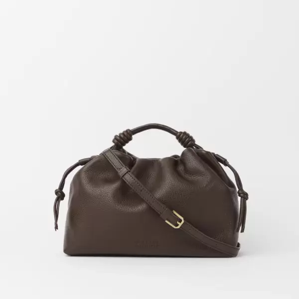 O My Bag - Kiki Midi, Chocolate Soft Grain Leather O My Bag - Kiki Midi, Chocolate Soft Grain Leather