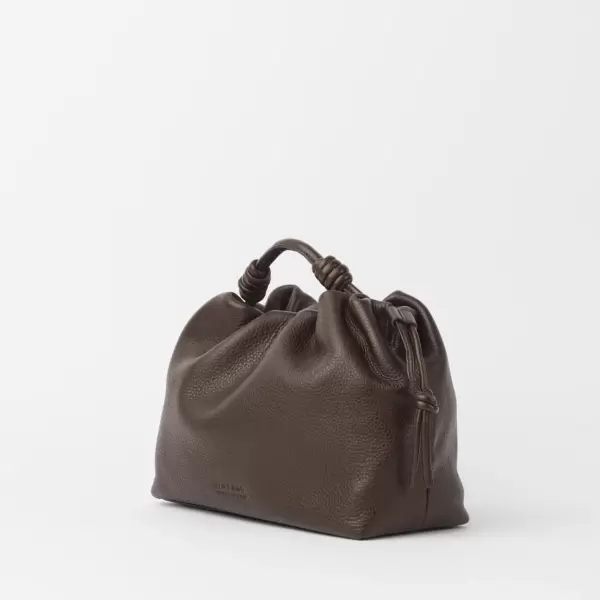 O My Bag - Kiki Midi, Chocolate Soft Grain Leather O My Bag - Kiki Midi, Chocolate Soft Grain Leather