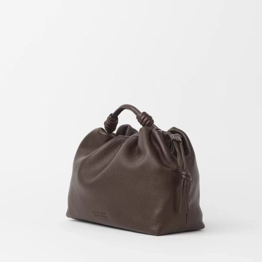 O My Bag - Kiki Midi, Chocolate Soft Grain Leather